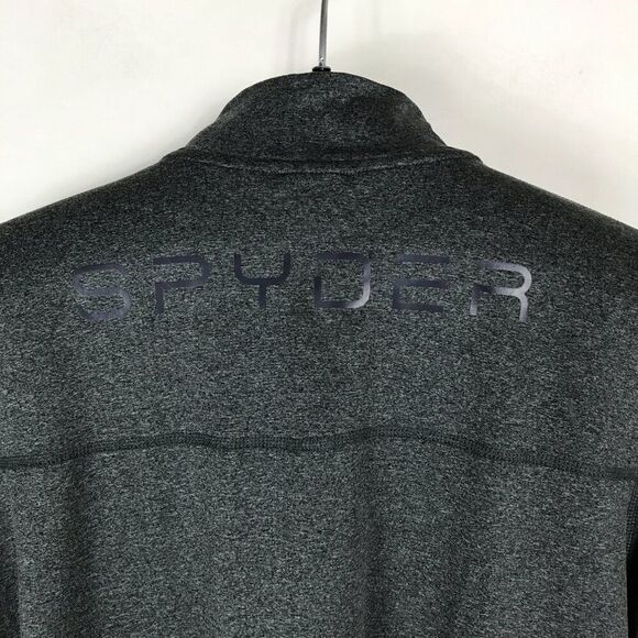 Spyder Active Performance ¼ Zip Pullover Men's Large Gray ProWeb Outdoor Hiking - Picture 8 of 11